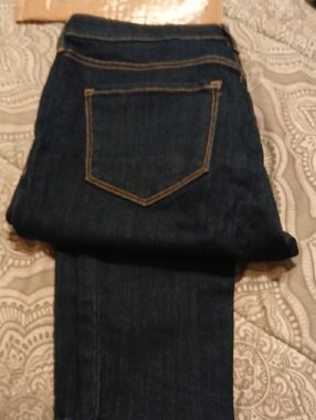 Old Navy Dark Blue Straight Leg Jeans